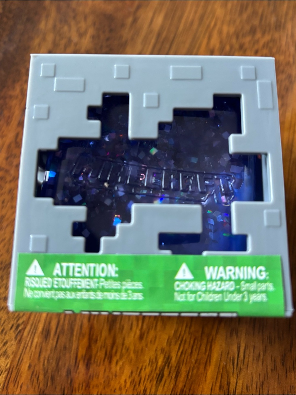 Minecraft Sparkle Blue Jelly Cube